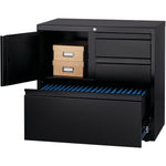 Lorell Fortress Series 30 Inch Personal Storage Center Lateral File 3 Drawers Locking Steel Cabinet (LLR - LLR6093X) - SchoolOutlet