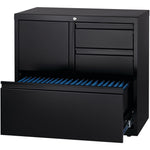 Lorell Fortress Series 30 Inch Personal Storage Center Lateral File 3 Drawers Locking Steel Cabinet (LLR - LLR6093X) - SchoolOutlet