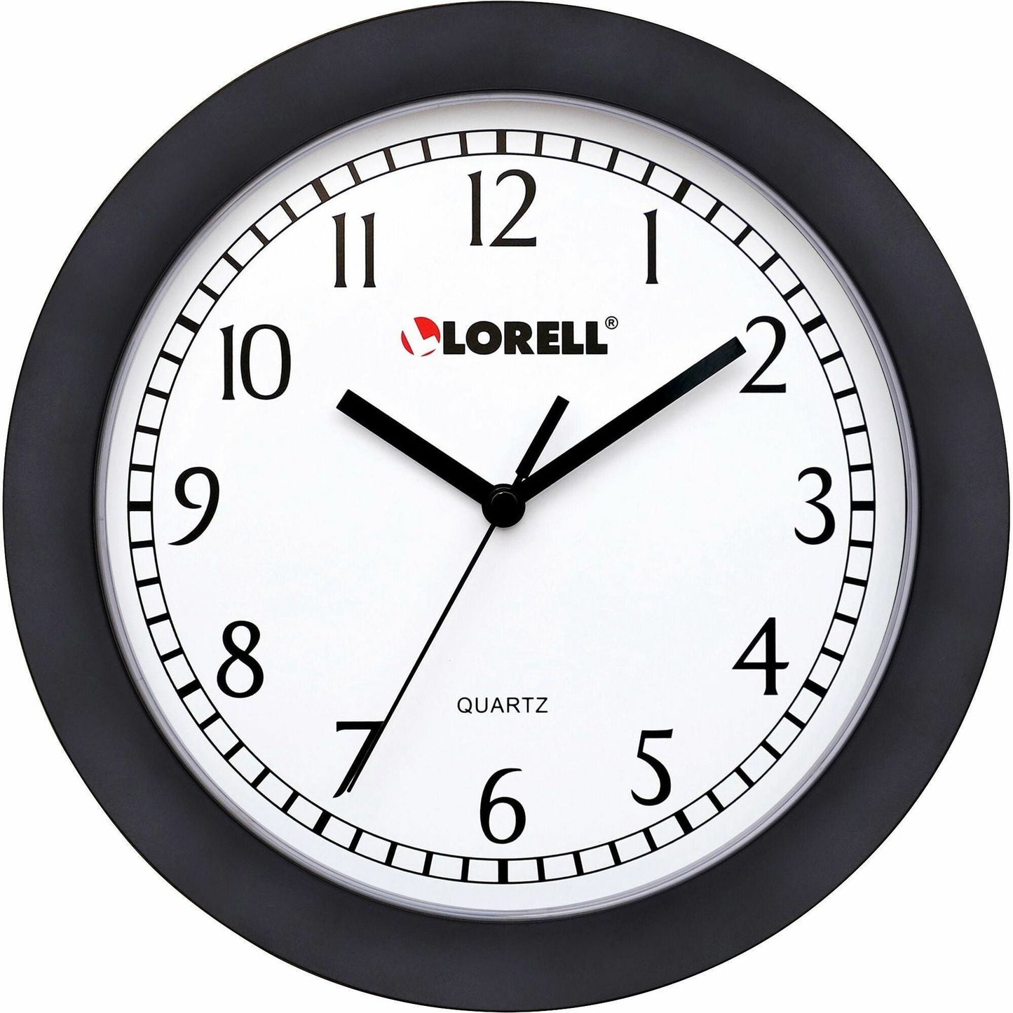 Lorell 9" Round Wall Clock with Quartz Movement and Easy - to - Read Dial (LLR - LLR60987) - SchoolOutlet
