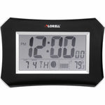 Lorell LCD Wall/Alarm Clock with Temperature Display and Snooze Alarm (LLR - LLR60998) - SchoolOutlet