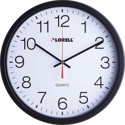Lorell 12-1/2" Slimline Wall Clock with Silent Sweep Quartz Movement (LLR-LLR61008)
