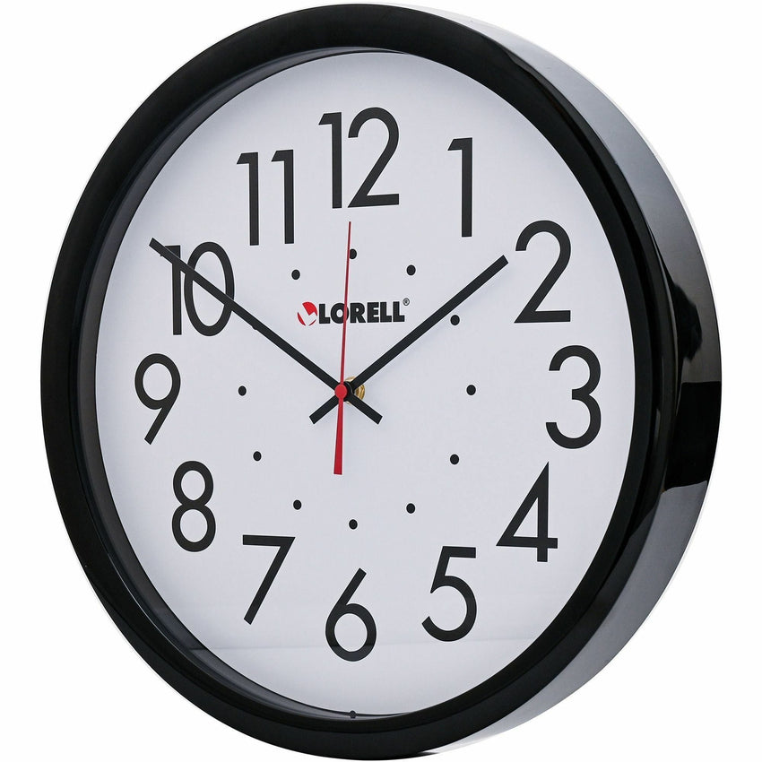 Lorell 14 - 1/2" Self - Set Wall Clock with Auto - Set Quartz Movement (LLR - LLR61009) - SchoolOutlet