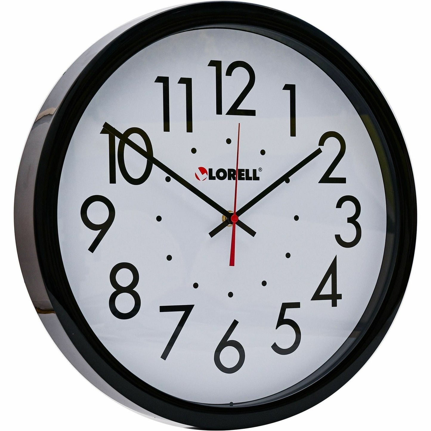 Lorell 14 - 1/2" Self - Set Wall Clock with Auto - Set Quartz Movement (LLR - LLR61009) - SchoolOutlet