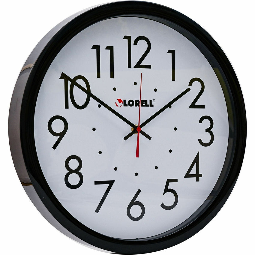 Lorell 14 - 1/2" Self - Set Wall Clock with Auto - Set Quartz Movement (LLR - LLR61009) - SchoolOutlet