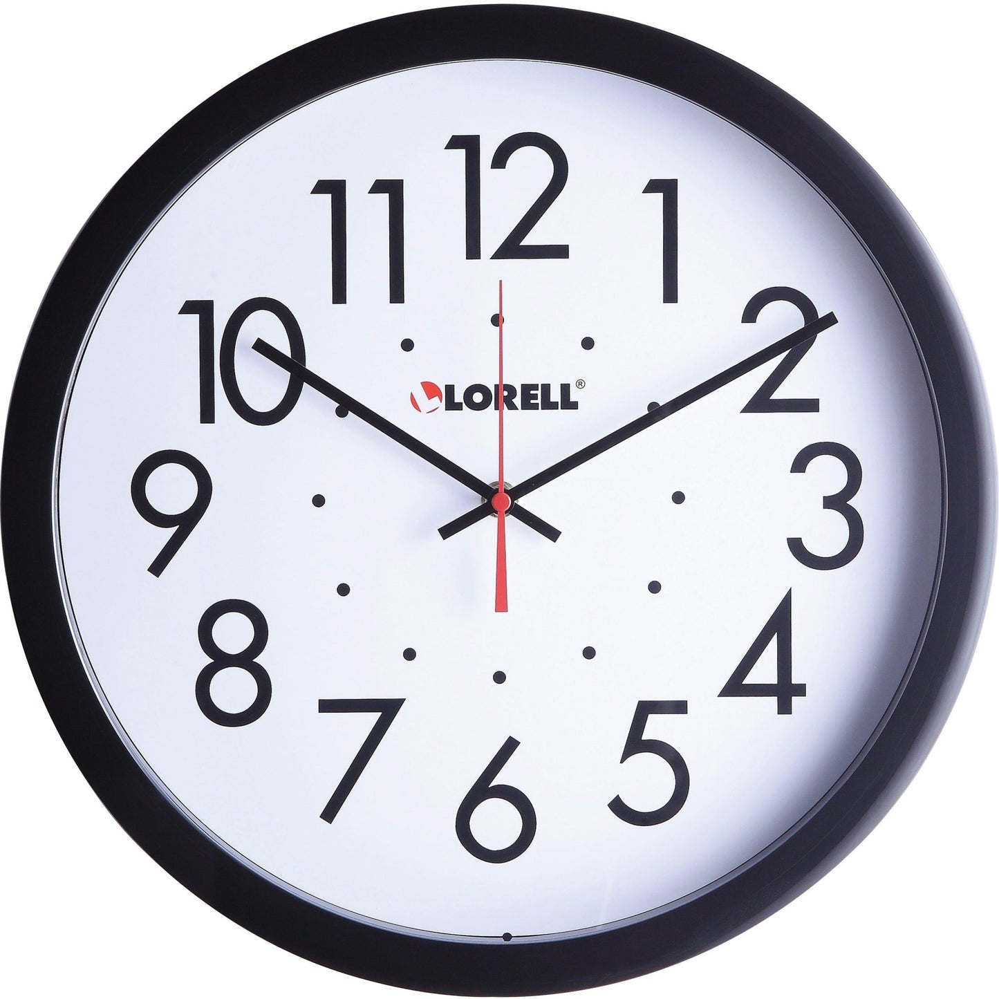 Lorell 14 - 1/2" Self - Set Wall Clock with Auto - Set Quartz Movement (LLR - LLR61009) - SchoolOutlet