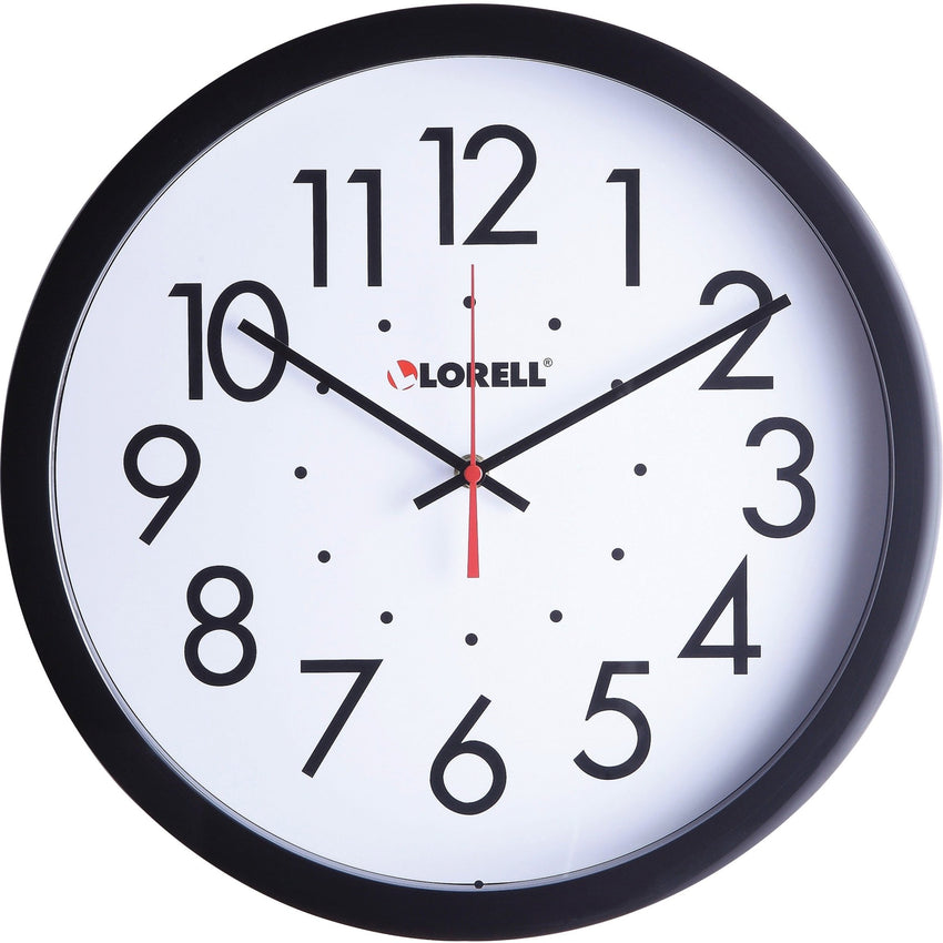Lorell 14 - 1/2" Self - Set Wall Clock with Auto - Set Quartz Movement (LLR - LLR61009) - SchoolOutlet