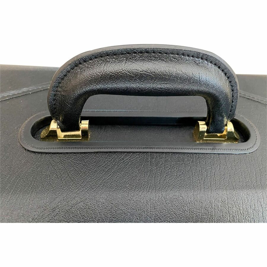 Lorell Rolling Travel Luggage Case Telescopic Handle Wheels Vinyl Storage for Books and Files (LLR - LLR61613) - SchoolOutlet
