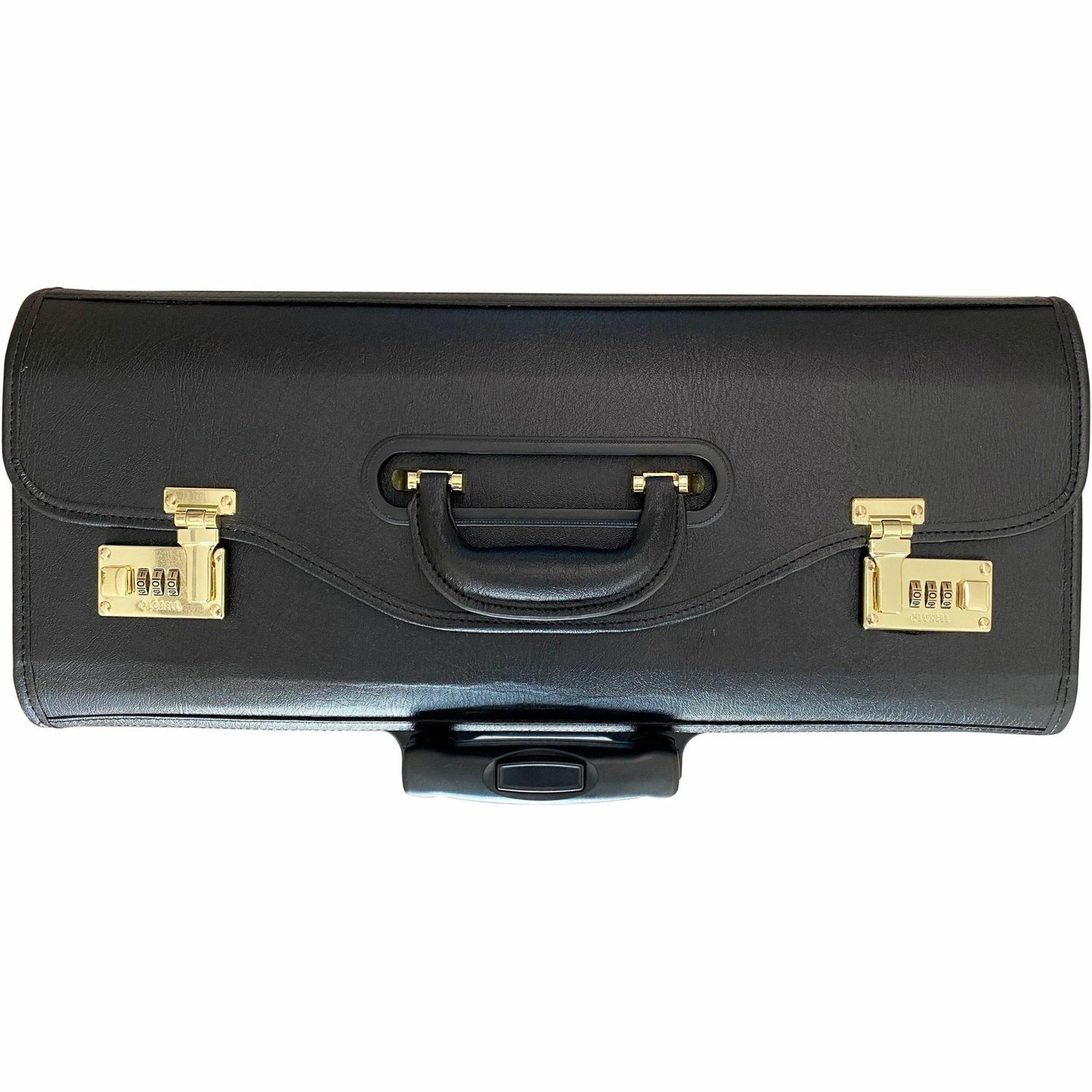 Lorell Rolling Travel Luggage Case Telescopic Handle Wheels Vinyl Storage for Books and Files (LLR - LLR61613) - SchoolOutlet