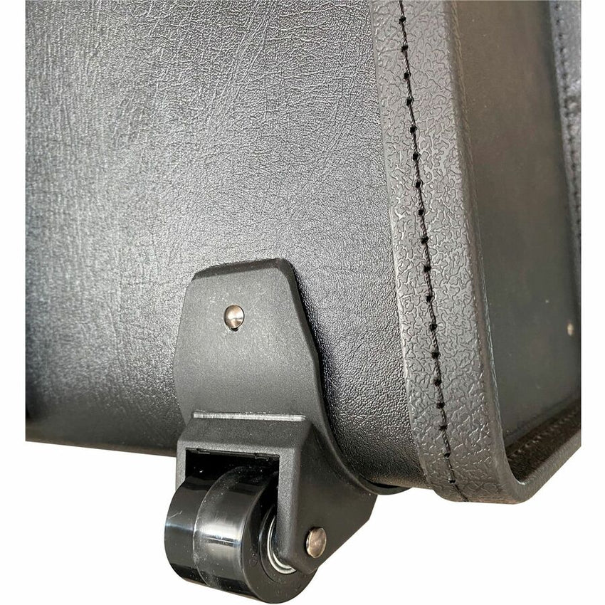 Lorell Rolling Travel Luggage Case Telescopic Handle Wheels Vinyl Storage for Books and Files (LLR - LLR61613) - SchoolOutlet