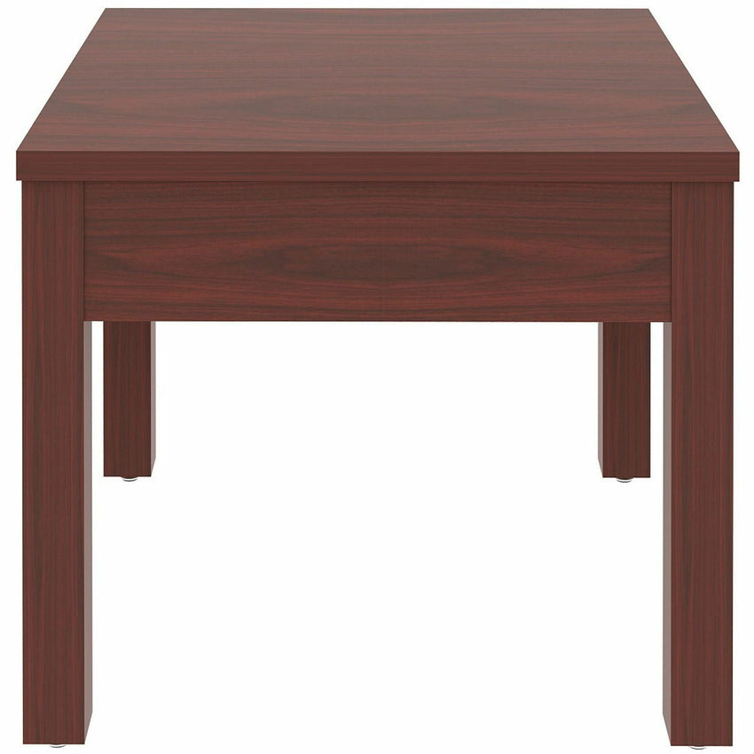 Lorell Occasional Corner Table 23.88"W x 23.88"D x 20"H Mahogany (LLR - LLR61623) - SchoolOutlet