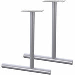 Lorell Training Table C - Leg Table Base with 14 - Gauge (LLR - LLR6162X) - SchoolOutlet