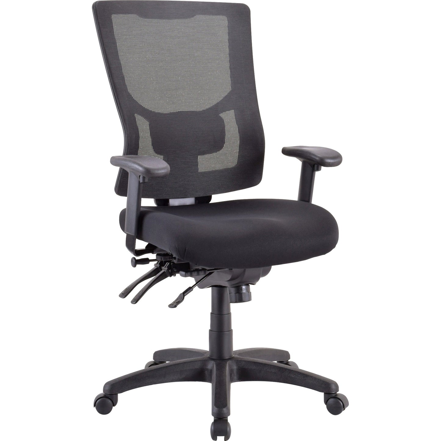 Lorell Conjure Executive Mesh High - back Chair with Seat Slider and Lumbar Support (LLR - LLR62000) - SchoolOutlet
