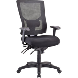 Lorell Conjure Executive Mesh High-back Chair with Seat Slider and Lumbar Support (LLR-LLR62000)