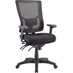 Lorell Conjure Executive Mesh High - back Chair with Seat Slider and Lumbar Support (LLR - LLR62000) - SchoolOutlet