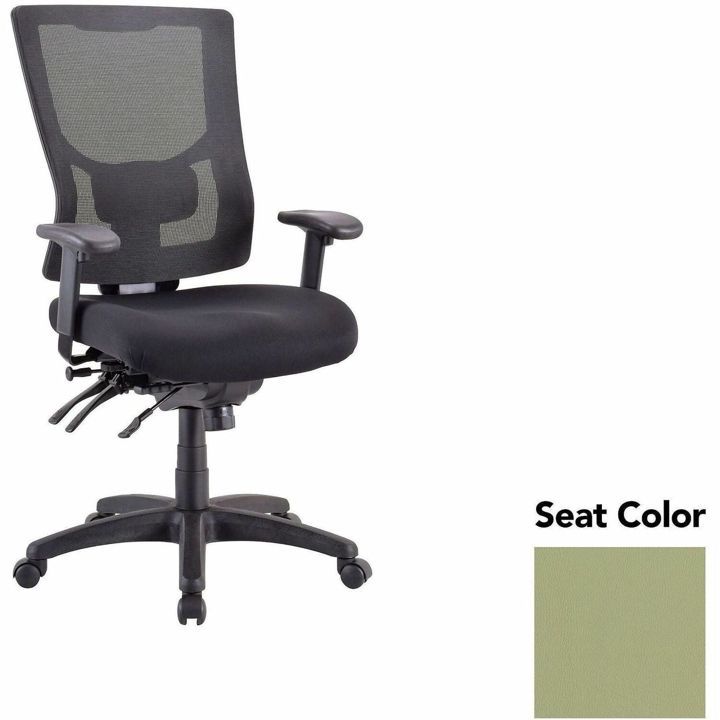 Lorell Multifunctional Mesh High - Back Executive Chair with Adjustable Lumbar and Tilt Mechanism (LLR - LLR62000X) - SchoolOutlet