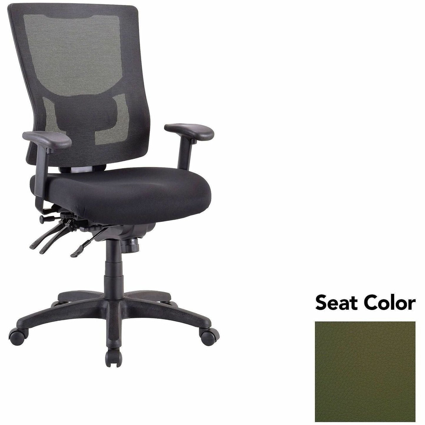Lorell Multifunctional Mesh High - Back Executive Chair with Adjustable Lumbar and Tilt Mechanism (LLR - LLR62000X) - SchoolOutlet