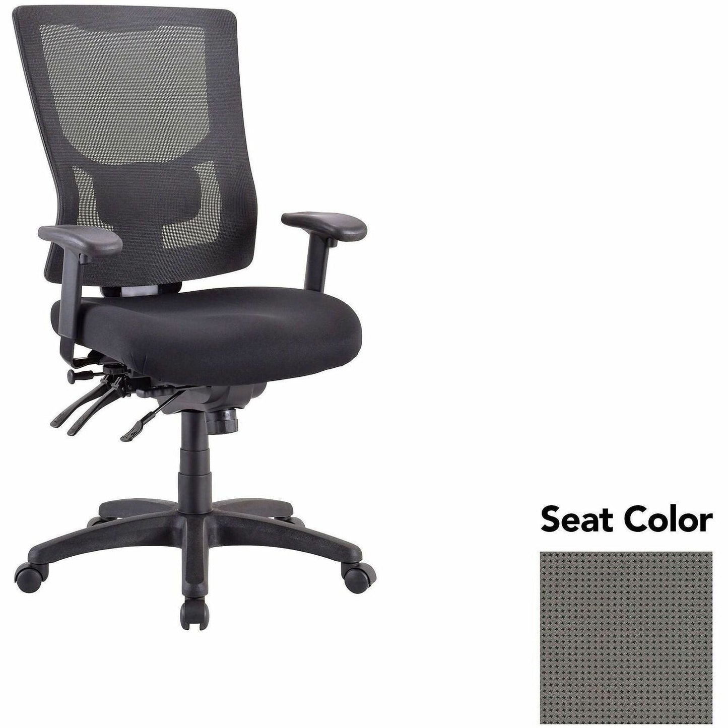 Lorell Multifunctional Mesh High - Back Executive Chair with Adjustable Lumbar and Tilt Mechanism (LLR - LLR62000X) - SchoolOutlet