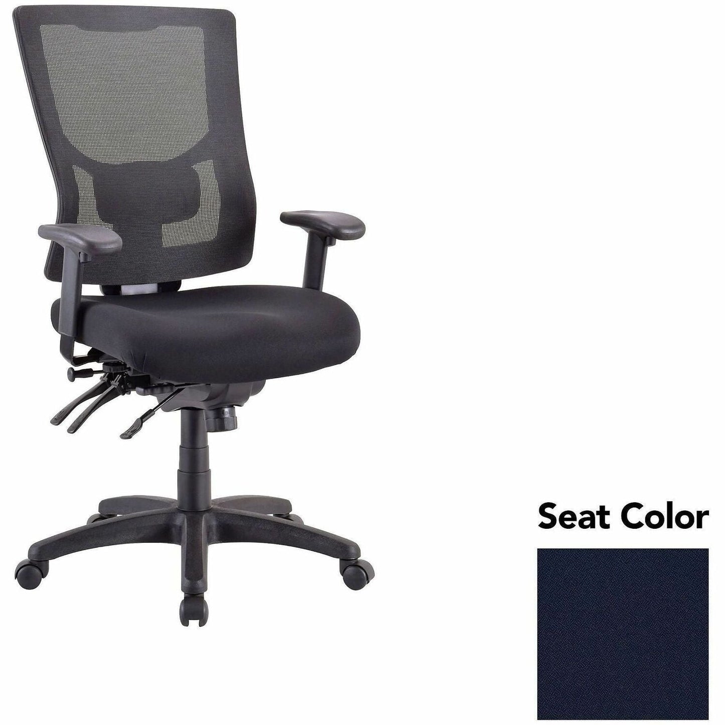 Lorell Multifunctional Mesh High - Back Executive Chair with Adjustable Lumbar and Tilt Mechanism (LLR - LLR62000X) - SchoolOutlet