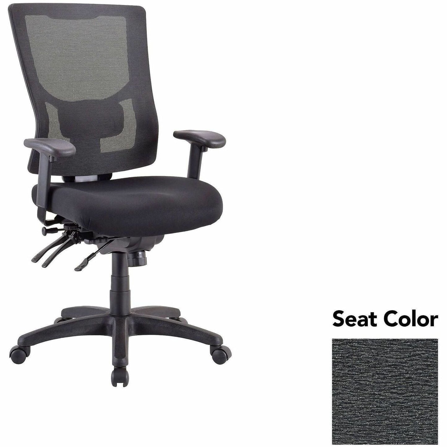 Lorell Multifunctional Mesh High - Back Executive Chair with Adjustable Lumbar and Tilt Mechanism (LLR - LLR62000X) - SchoolOutlet
