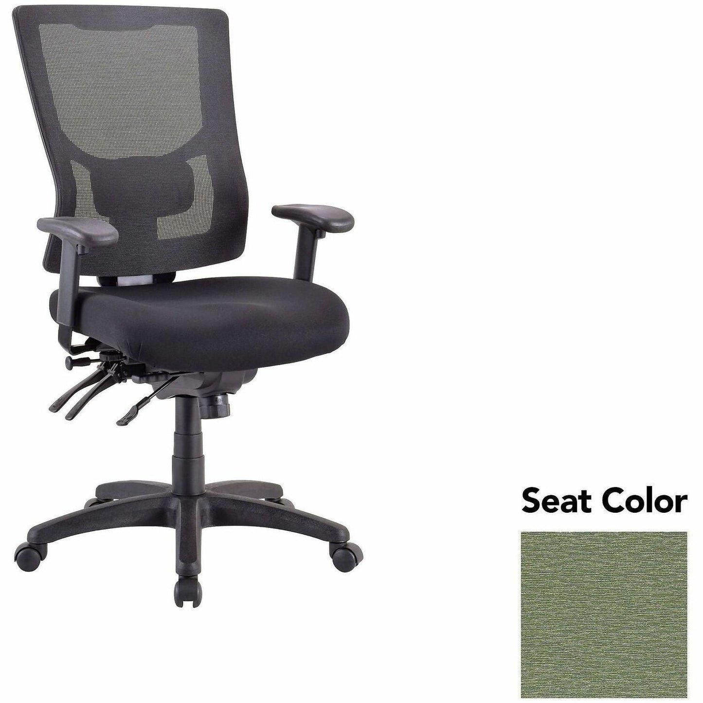 Lorell Multifunctional Mesh High - Back Executive Chair with Adjustable Lumbar and Tilt Mechanism (LLR - LLR62000X) - SchoolOutlet