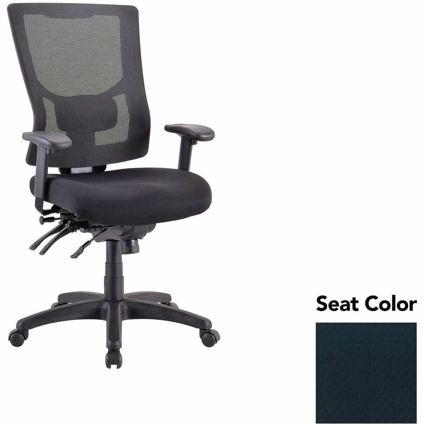 Lorell Multifunctional Mesh High - Back Executive Chair with Adjustable Lumbar and Tilt Mechanism (LLR - LLR62000X) - SchoolOutlet