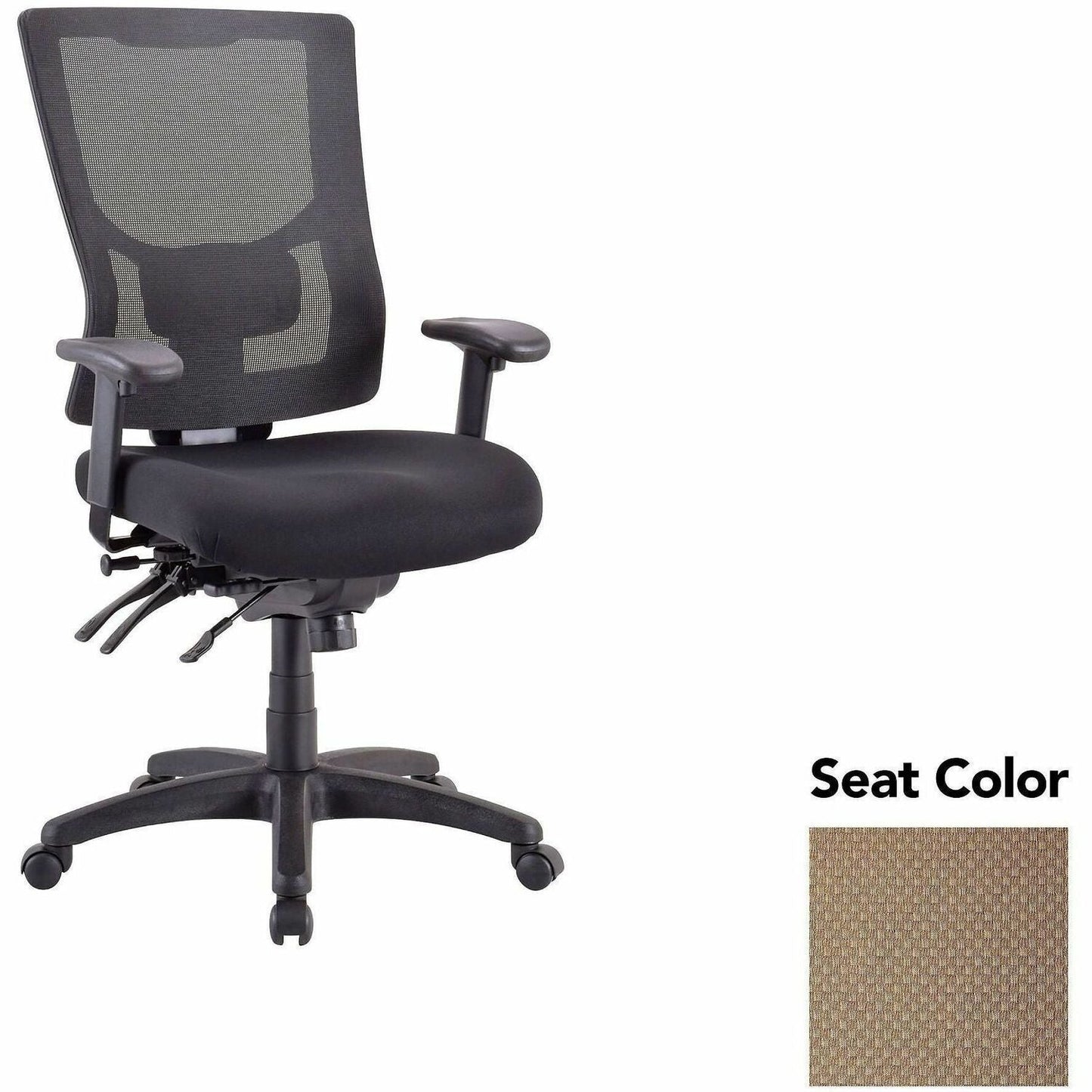 Lorell Multifunctional Mesh High - Back Executive Chair with Adjustable Lumbar and Tilt Mechanism (LLR - LLR62000X) - SchoolOutlet