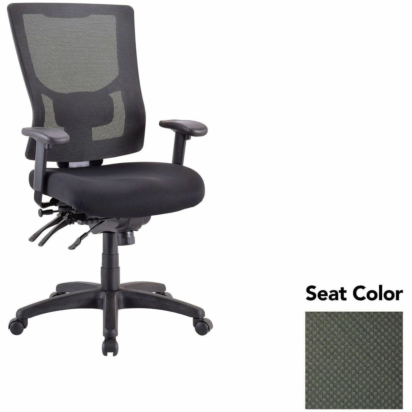 Lorell Multifunctional Mesh High - Back Executive Chair with Adjustable Lumbar and Tilt Mechanism (LLR - LLR62000X) - SchoolOutlet