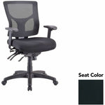 Lorell Multifunctional Mesh Mid - Back Executive Chair with Adjustable Lumbar and Tilt Mechanism (LLR - LLR62001X) - SchoolOutlet
