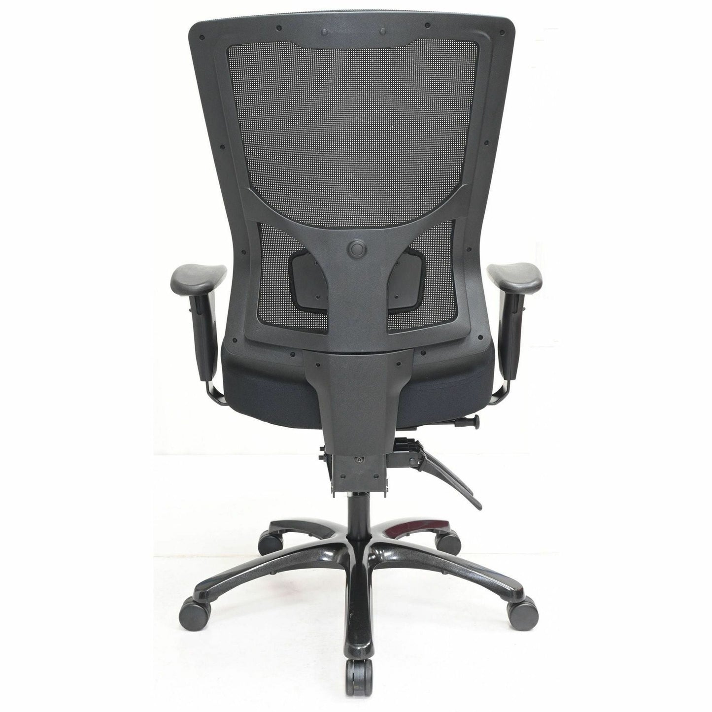 Lorell Big & Tall Mesh High - Back Executive Chair with Adjustable Lumbar and Seat Slider (LLR - LLR62010) - SchoolOutlet