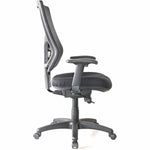 Lorell Conjure Mesh High - Back Office Chair with Adjustable Arms and Swivel Tilt (LLR - LLR62018X) - SchoolOutlet