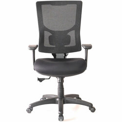 Lorell Conjure Mesh High-Back Office Chair with Adjustable Arms and Swivel Tilt (LLR-LLR62018X)
