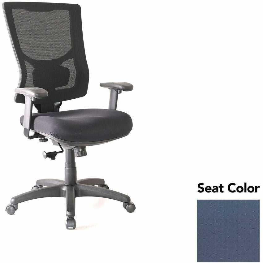 Lorell Conjure Mesh High - Back Office Chair with Adjustable Arms and Swivel Tilt (LLR - LLR62018X) - SchoolOutlet