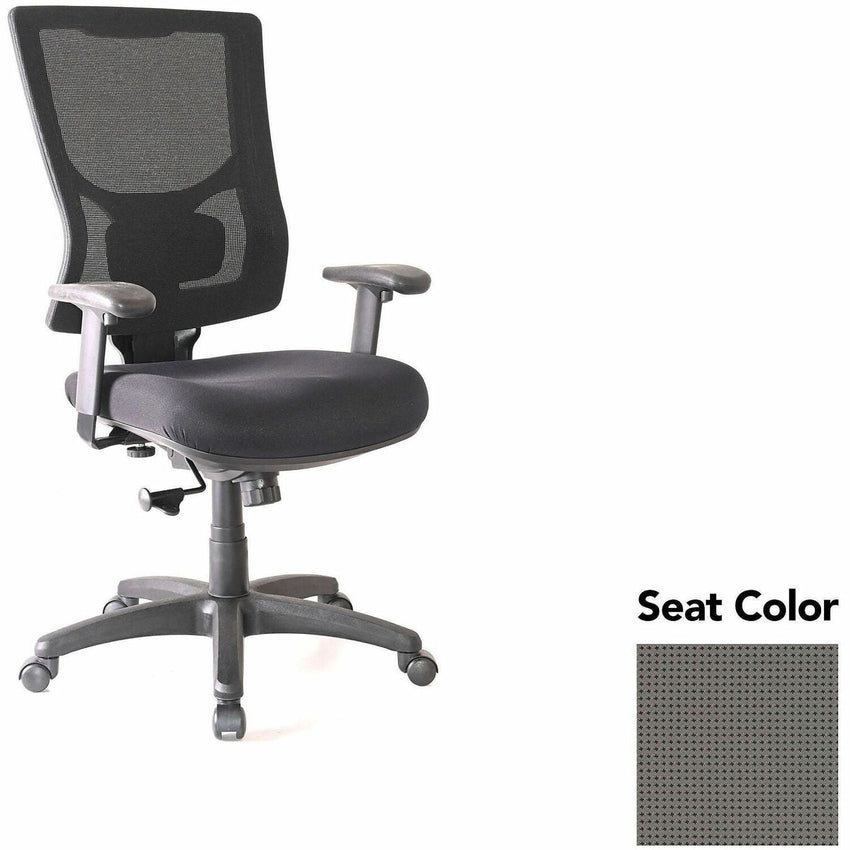 Lorell Conjure Mesh High - Back Office Chair with Adjustable Arms and Swivel Tilt (LLR - LLR62018X) - SchoolOutlet