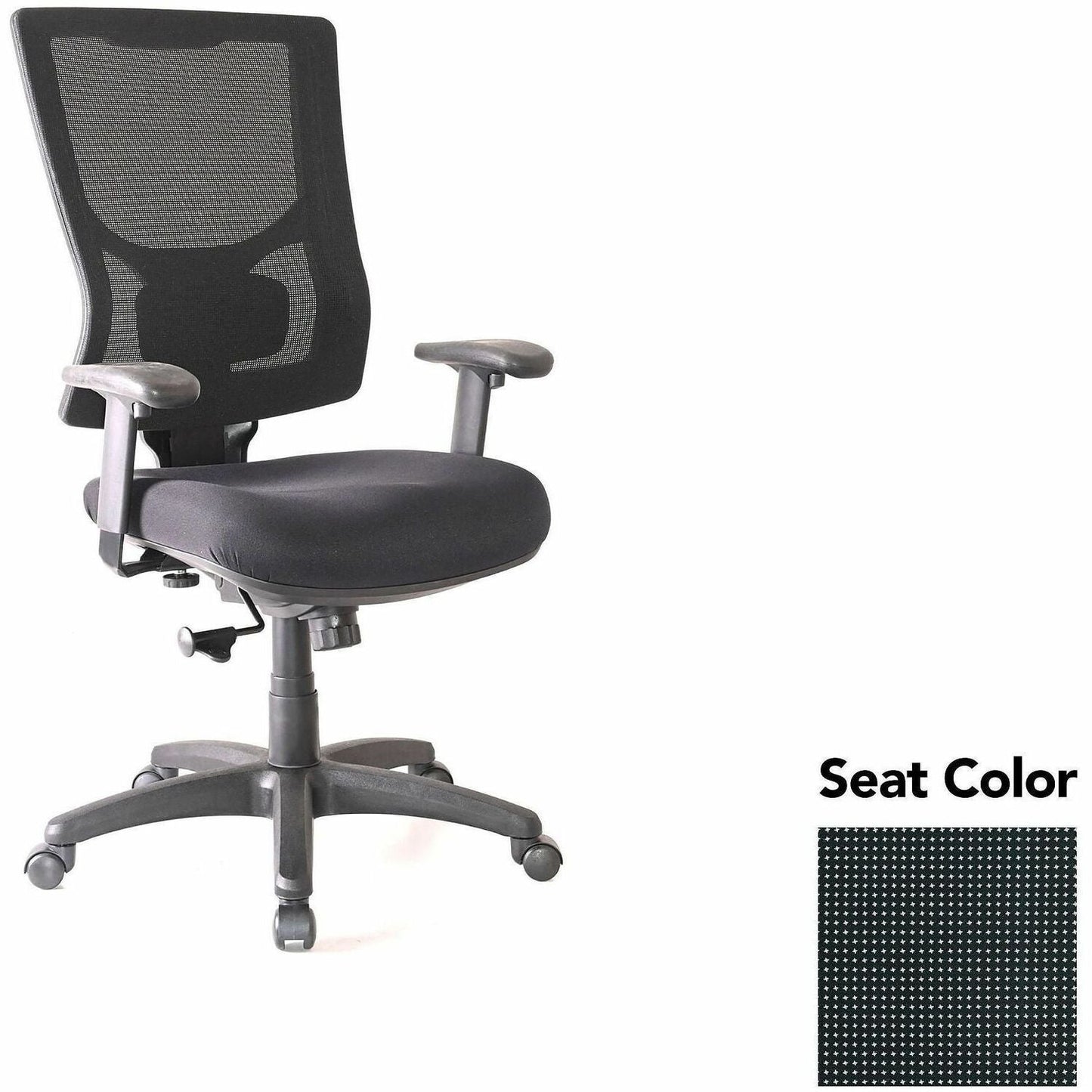 Lorell Conjure Mesh High - Back Office Chair with Adjustable Arms and Swivel Tilt (LLR - LLR62018X) - SchoolOutlet