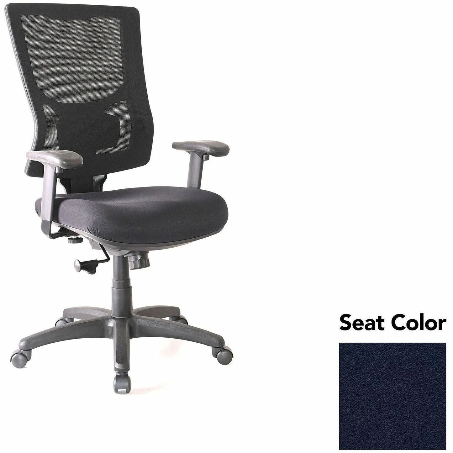 Lorell Conjure Mesh High - Back Office Chair with Adjustable Arms and Swivel Tilt (LLR - LLR62018X) - SchoolOutlet