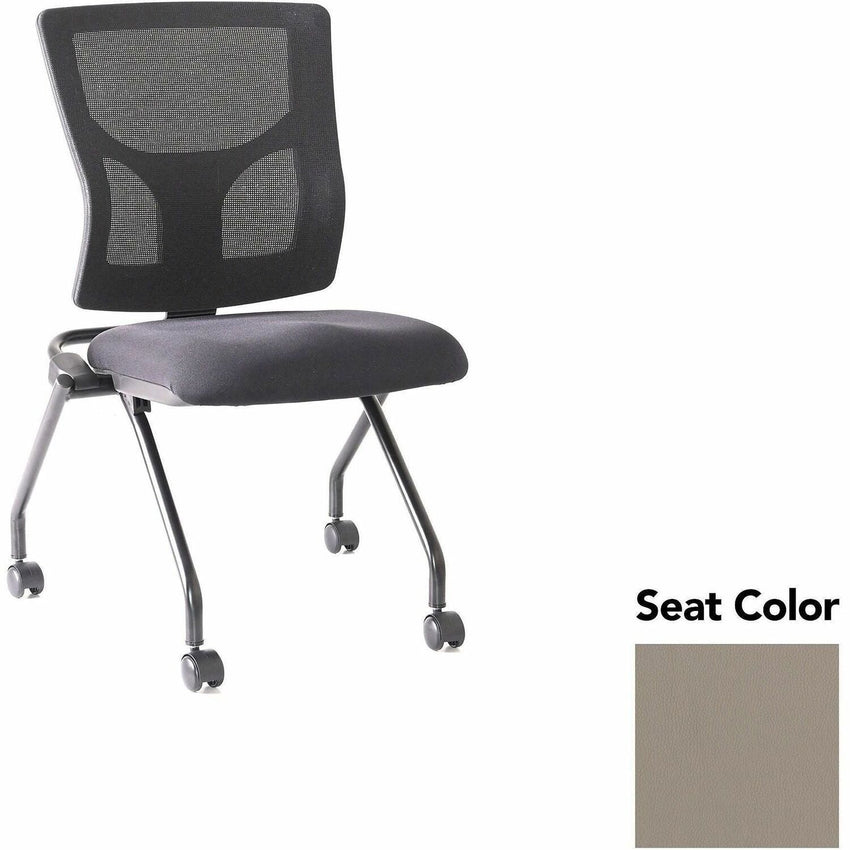 Lorell Conjure Mesh Training Chair with Folding Seat and Casters - Set of 2 (LLR - LLR62020X) - SchoolOutlet