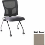 Lorell Conjure Mesh Training Chair with Folding Seat and Casters - Set of 2 (LLR - LLR62020X) - SchoolOutlet