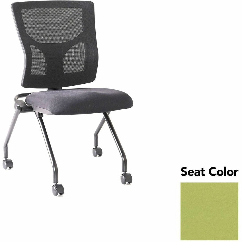 Lorell Conjure Mesh Training Chair with Folding Seat and Casters - Set of 2 (LLR - LLR62020X) - SchoolOutlet