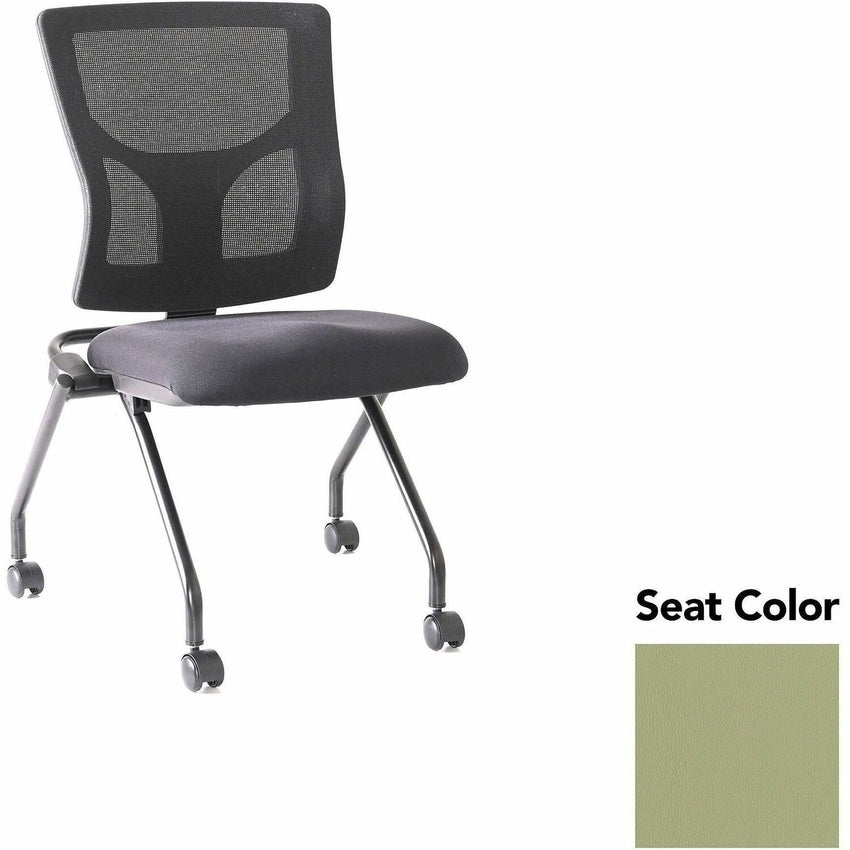 Lorell Conjure Mesh Training Chair with Folding Seat and Casters - Set of 2 (LLR - LLR62020X) - SchoolOutlet