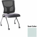 Lorell Conjure Mesh Training Chair with Folding Seat and Casters - Set of 2 (LLR - LLR62020X) - SchoolOutlet