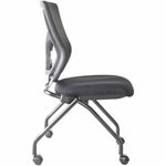Lorell Conjure Mesh Training Chair with Folding Seat and Casters - Set of 2 (LLR - LLR62020X) - SchoolOutlet