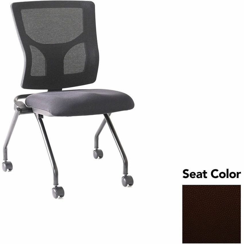 Lorell Conjure Mesh Training Chair with Folding Seat and Casters - Set of 2 (LLR - LLR62020X) - SchoolOutlet