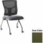 Lorell Conjure Mesh Training Chair with Folding Seat and Casters - Set of 2 (LLR - LLR62020X) - SchoolOutlet