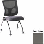 Lorell Conjure Mesh Training Chair with Folding Seat and Casters - Set of 2 (LLR - LLR62020X) - SchoolOutlet