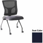 Lorell Conjure Mesh Training Chair with Folding Seat and Casters - Set of 2 (LLR - LLR62020X) - SchoolOutlet