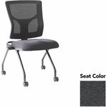 Lorell Conjure Mesh Training Chair with Folding Seat and Casters - Set of 2 (LLR - LLR62020X) - SchoolOutlet