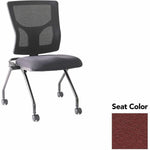Lorell Conjure Mesh Training Chair with Folding Seat and Casters - Set of 2 (LLR - LLR62020X) - SchoolOutlet