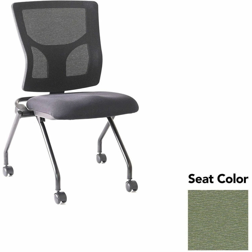 Lorell Conjure Mesh Training Chair with Folding Seat and Casters - Set of 2 (LLR - LLR62020X) - SchoolOutlet