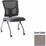 Lorell Conjure Mesh Training Chair with Folding Seat and Casters - Set of 2 (LLR - LLR62020X) - SchoolOutlet