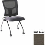 Lorell Conjure Mesh Training Chair with Folding Seat and Casters - Set of 2 (LLR - LLR62020X) - SchoolOutlet